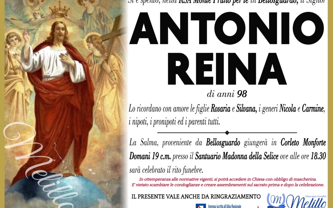 Antonio Reina 20/02/1924 18/08/2022