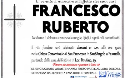 Francesco Ruberto 14/07/1934 20/12/2022